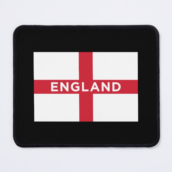 Item preview, England Flag With Text (On Black) designed and sold by STUDIO-72.