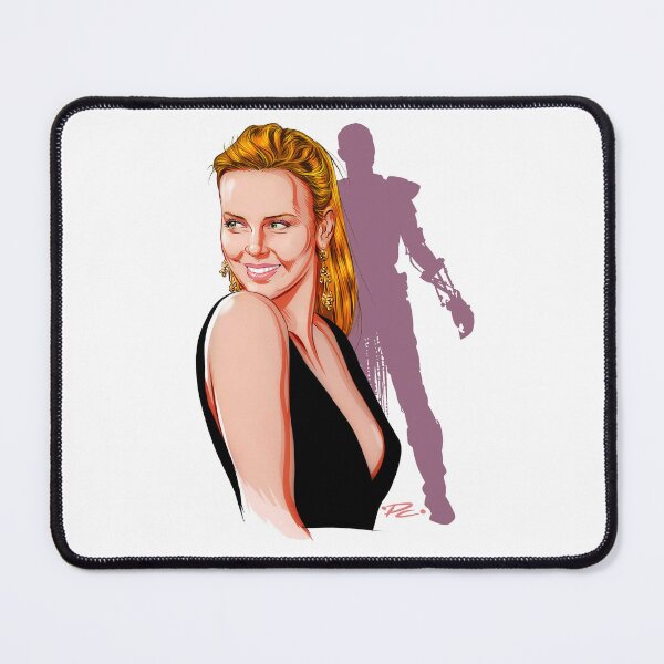 Item preview, Charlize Theron - An illustration by Paul Cemmick designed and sold by TIGERDAVER.