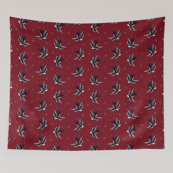 Item preview, Swallow Pattern - Old School designed and sold by SoulArtLove.