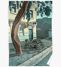 bicycles at the Hotel Poster