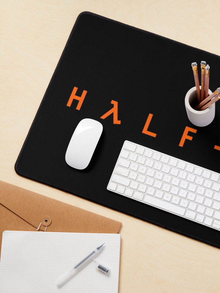 Aperçu 3 sur 5. Tapis de souris avec l'œuvre Half-Life Titre original de Half-Life (Orange) créée et vendue par LGSmerch.