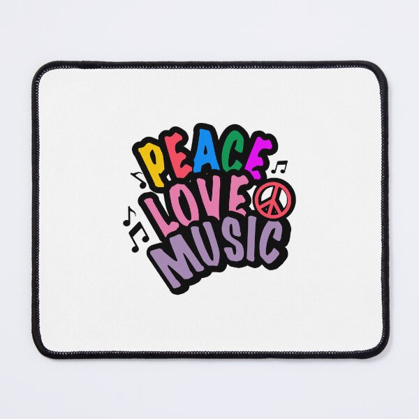 Item preview, Peace, Love, Music designed and sold by PurpleRange.