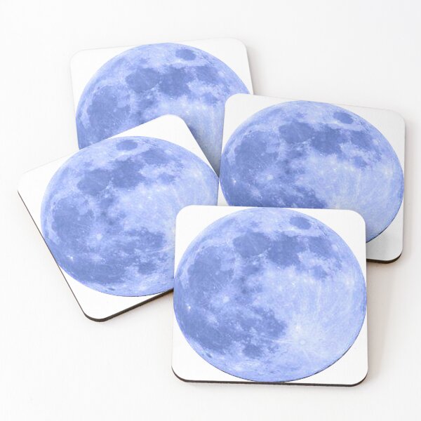 Item preview, Cool and cute blue moon Art designed and sold by BEAUTY ⭐⭐⭐⭐⭐.