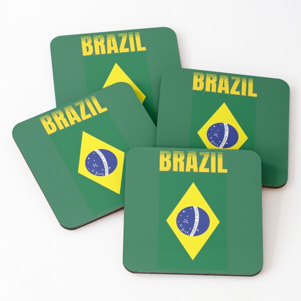 Item preview, Brazil Flag Support For Men Women who love sports designed and sold by JooArtPrints  ★★★★★.