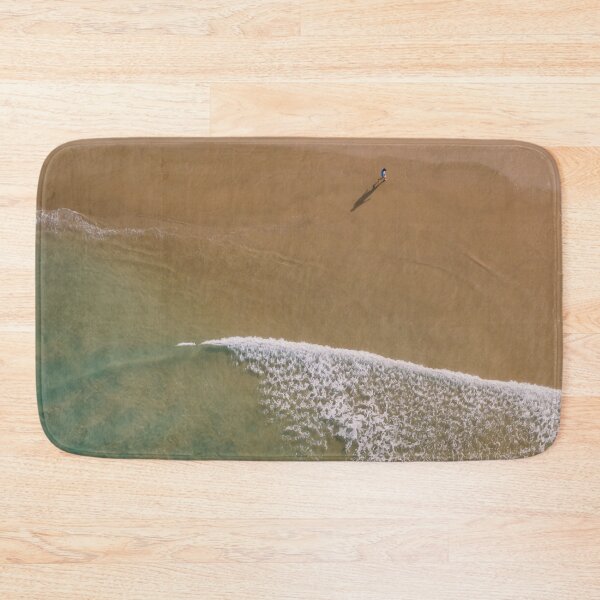 Item preview, /// Solo /// Drone aerial of solo walker on the beach, Queensland Australia  designed and sold by Est-Image-Co.