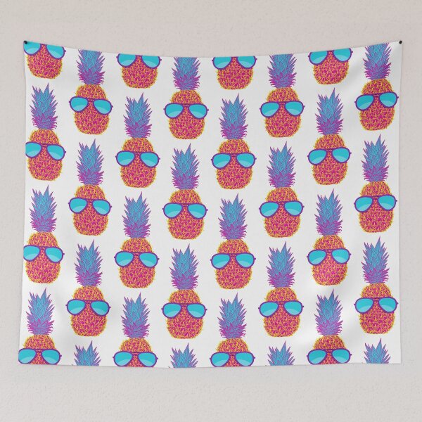 Item preview, Cool Colorful Hawaiian Pineapple with Sunglasses designed and sold by dass-art.
