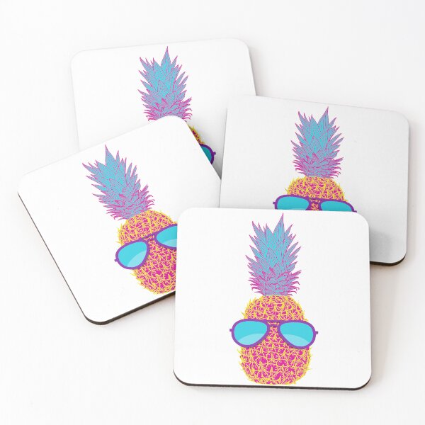 Item preview, Cool Colorful Hawaiian Pineapple with Sunglasses designed and sold by dass-art.