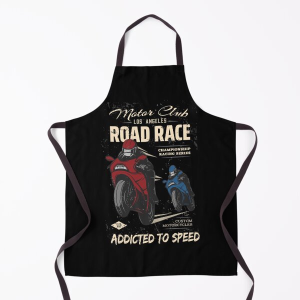 Item preview, Road Race Addicted To Speed - A retro design with 2 motorcyclists and the slogan Road Race Addicted To Speed designed and sold by velisani.