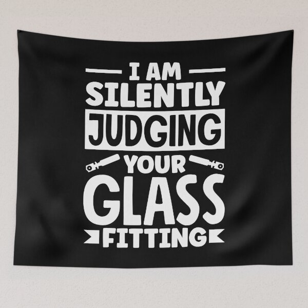 Item preview, Glazier Window Fitter I Am  SilentlyJudging Funny designed and sold by ShopTheStyle.