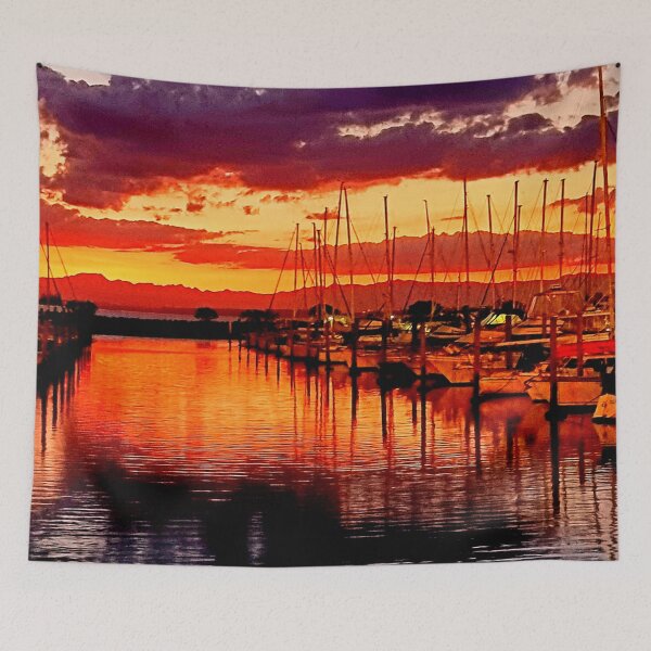 Item preview, SUNSET AT THE MARINE designed and sold by Steffi August.
