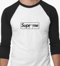 Oyasumi Punpun x Supreme Parody Box Logo Men's Baseball ¾ T-Shirt