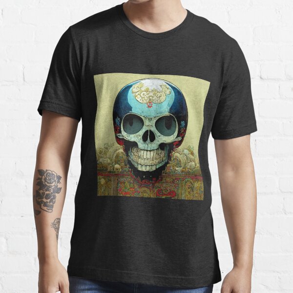 Crystal Skull #3 | Jewelled | Psychedelic | Cartoon | Comic Book Essential T-Shirt