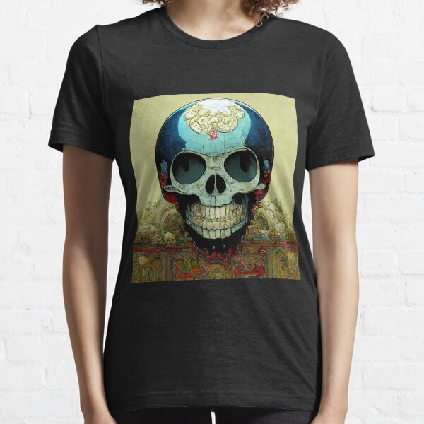 Crystal Skull #3 | Jewelled | Psychedelic | Cartoon | Comic Book Essential T-Shirt
