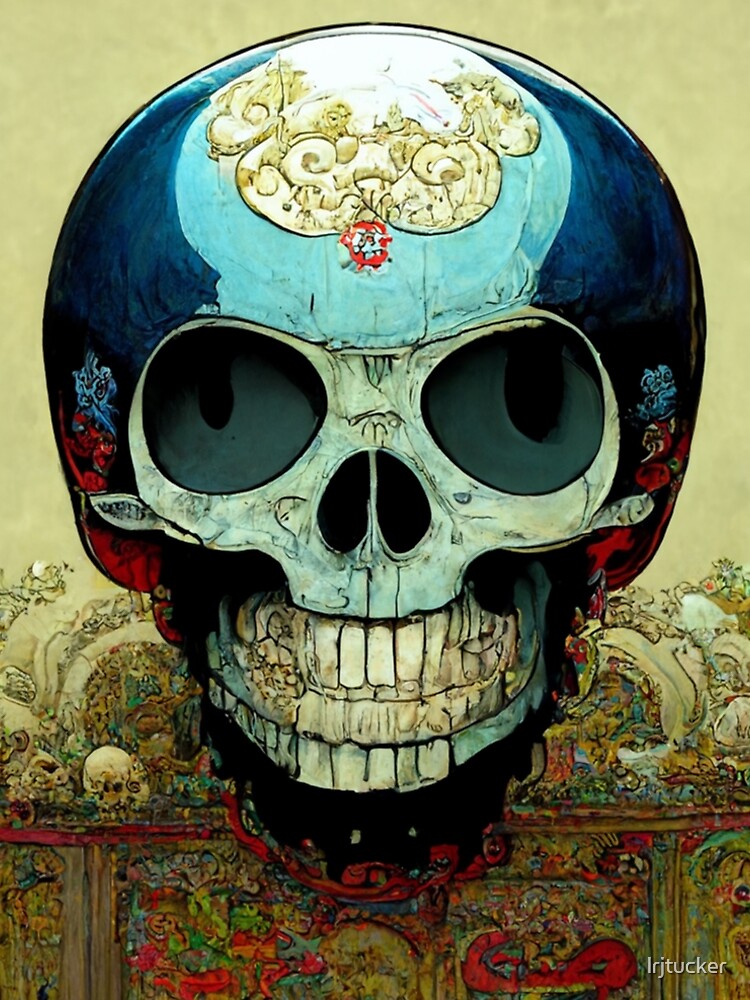 Crystal Skull #3 | Jewelled | Psychedelic | Cartoon | Comic Book by lrjtucker