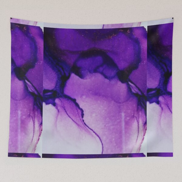 Item preview, Balam Purple Ink Abstract Art designed and sold by Paulele.