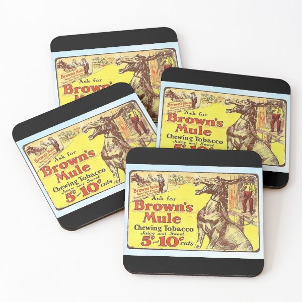 Item preview, Vintage chewing tobacco advert with mule designed and sold by KALEIDOSCOPE UK.