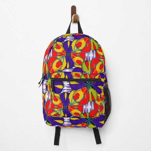 Item preview, Agatha-Maudlin- Tropically Spice influenced retro floral designed and sold by AkwildeNature.