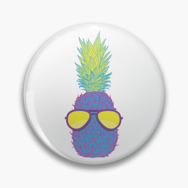 Item preview, Funny Colorful Summer Beach Pineapple with Sunglasses designed and sold by dass-art.