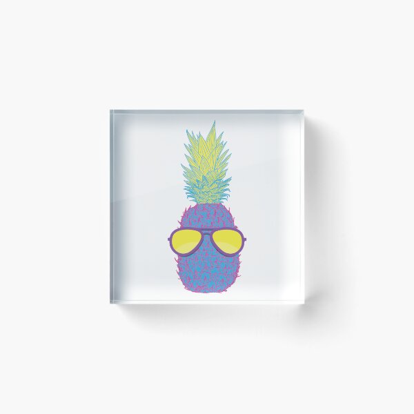 Item preview, Funny Colorful Summer Beach Pineapple with Sunglasses designed and sold by dass-art.