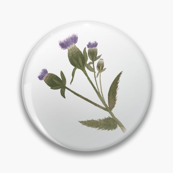 Artikelvorschau, Lila Distel entworfen und verkauft von My Art Escape.