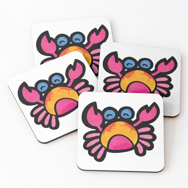 Item preview, Sleeping crab T-shirt design || Crab t-shirt design and crab sticker designed and sold by Billium Halder.