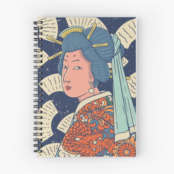 Aperçu de l'œuvre Lady Geisha avec la boucle d'oreille créée et vendue par Ryan Paul Ragnni.