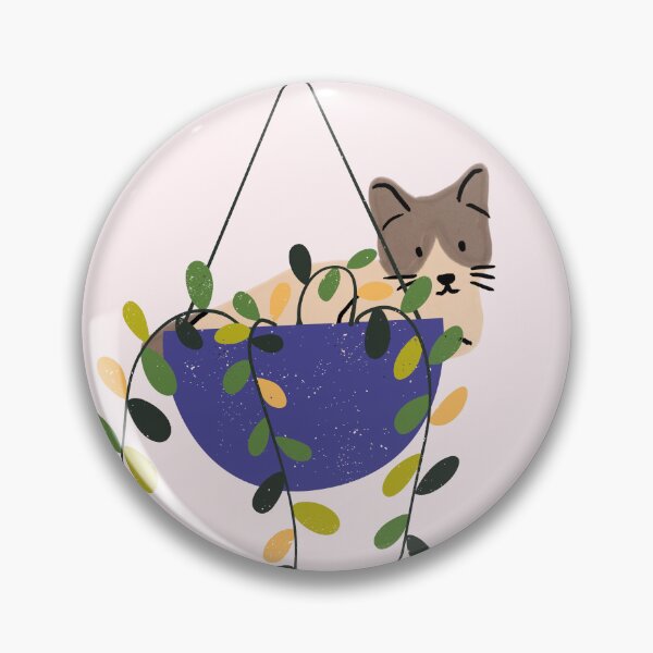 Item preview, Cat on hanging basket  designed and sold by SkyisBright.