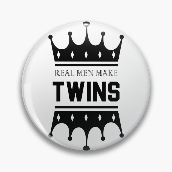 Item preview, real men make twins funny family quote designed and sold by ismdesigner.