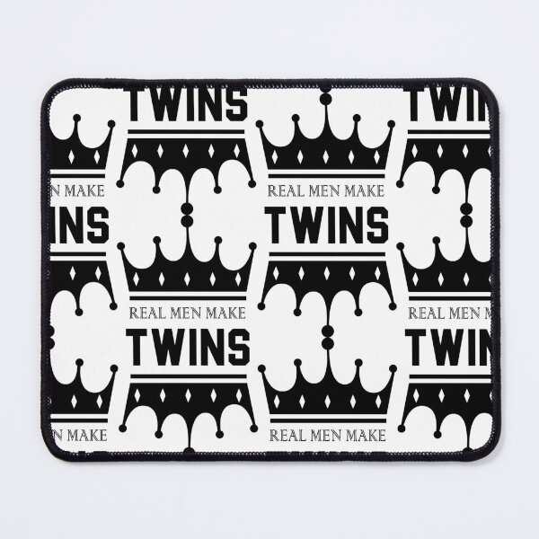 Item preview, real men make twins funny family quote designed and sold by ismdesigner.
