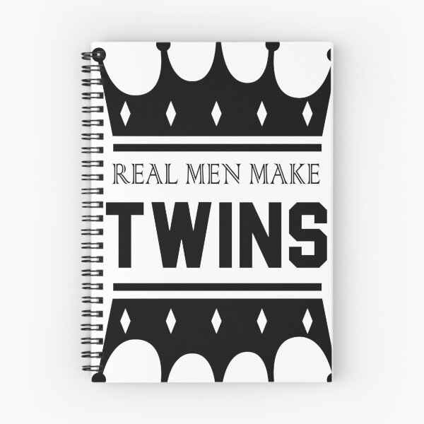 Item preview, real men make twins funny family quote designed and sold by ismdesigner.