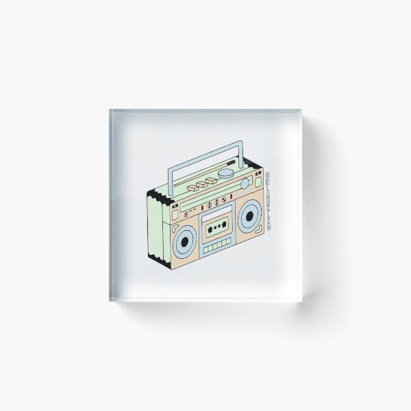 Item preview, Unlabeled flag colours retro radio designed and sold by Holly-berry-art.