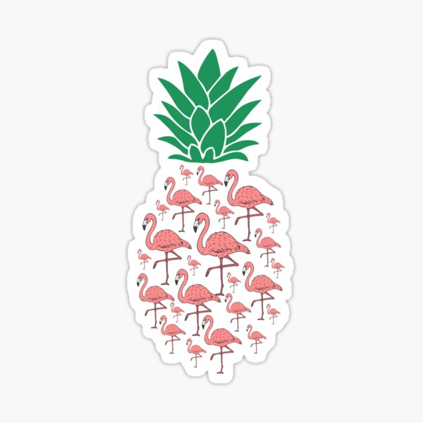 Item preview, Tropical Flamingo Pineapple Lover Cute Gift  designed and sold by alenaz.