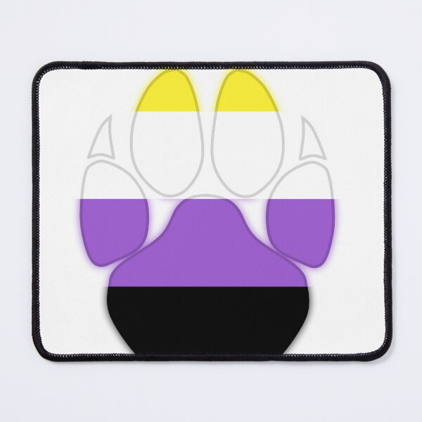 Item preview, PAW PRIDE FLAG: Non-Binary designed and sold by PoisonedFluff.