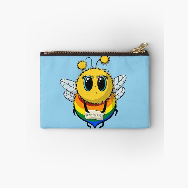 Item preview, Adorable Pride Rainbow Bumblebee Art designed and sold by NLDStudios.