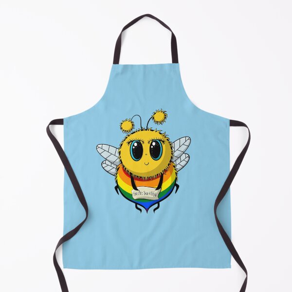 Item preview, Adorable Pride Rainbow Bumblebee Art designed and sold by NLDStudios.