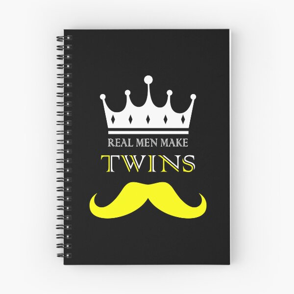 Item preview,  real men make twins funny family quote designed and sold by ismdesigner.