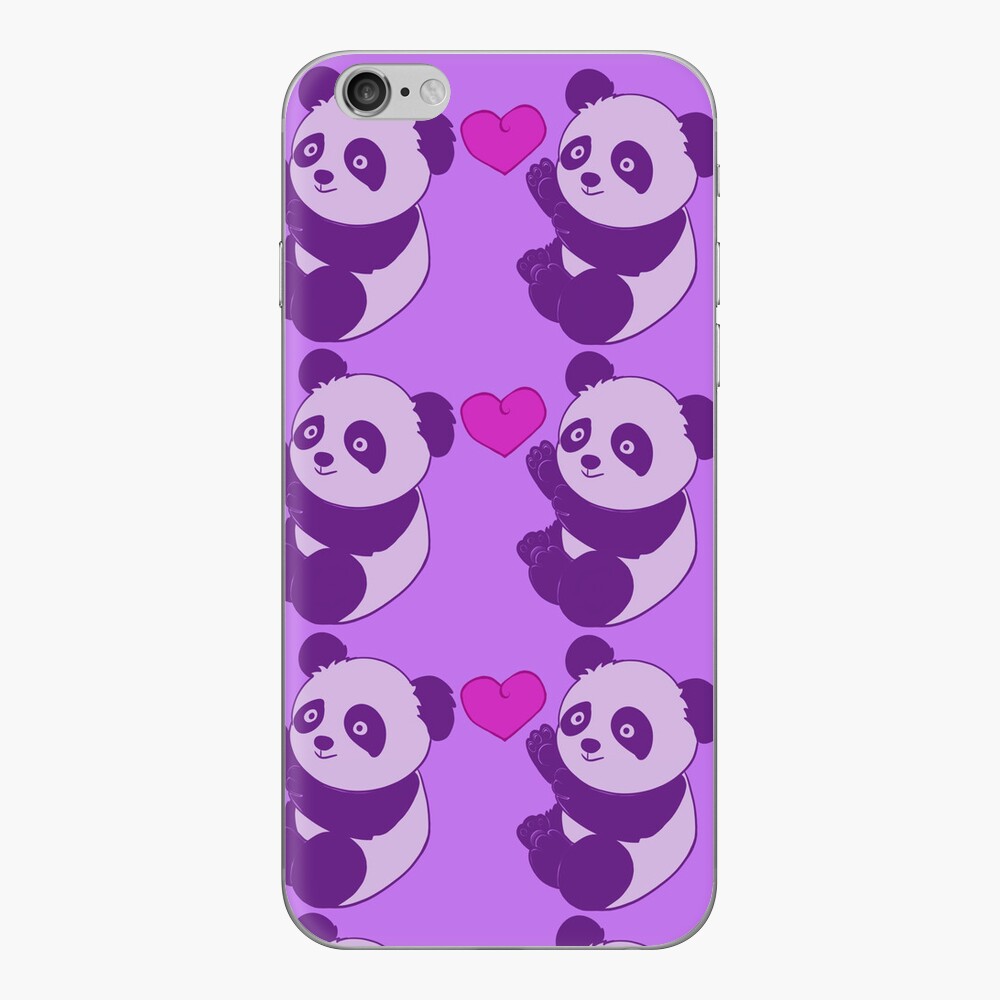 I ❤️ Purple Panda Backpack for Sale by SheliBeli77