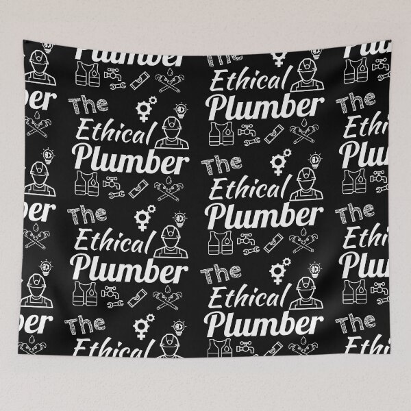 Item preview, The ethical plumber design designed and sold by MR-TIMZ-ART.
