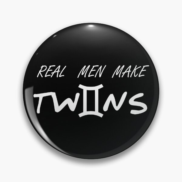 Item preview,   real men make twins funny family quote designed and sold by ismdesigner.