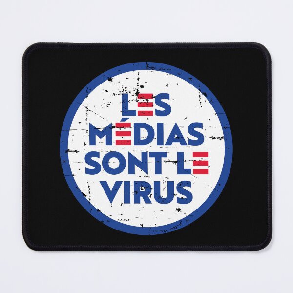 Item preview, LES MÉDIAS SONT LE VIRUS designed and sold by w1ckerman.