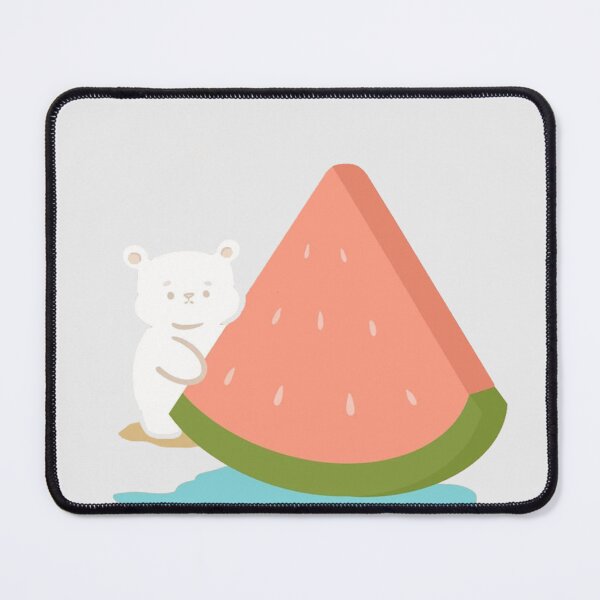Item preview, Bear eating Watermelon designed and sold by KairukuArt.