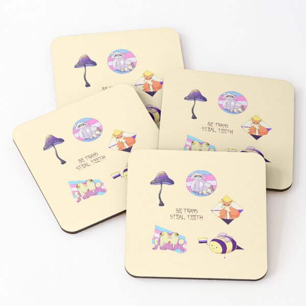 Item preview, Trans Nonbinary Pride Animals  designed and sold by ForTheFrogWar.