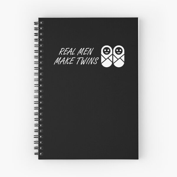 Item preview,  real men make twins funny family quote designed and sold by ismdesigner.