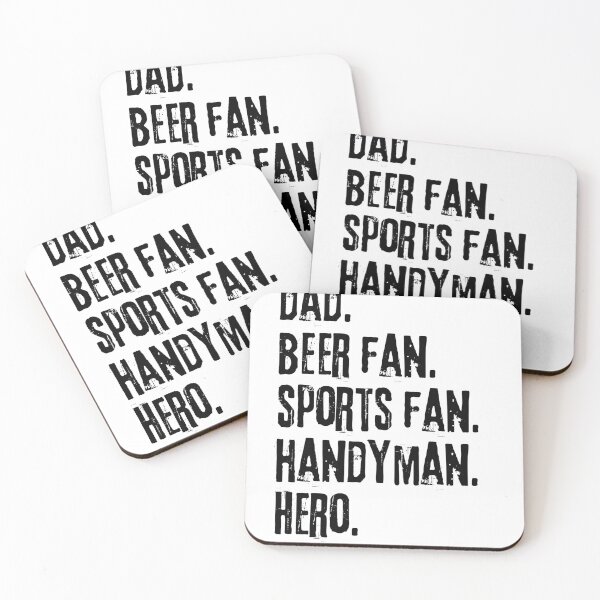 Item preview, Dad. Beer fan. Sports fan. Handyman. Hero. designed and sold by Gomqes.