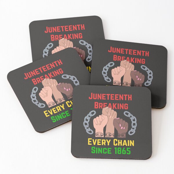 Item preview, Juneteenth Breaking Every Chain Since 1865 designed and sold by RedFlowerful.