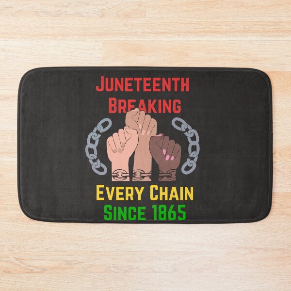 Item preview, Juneteenth Breaking Every Chain Since 1865 designed and sold by RedFlowerful.