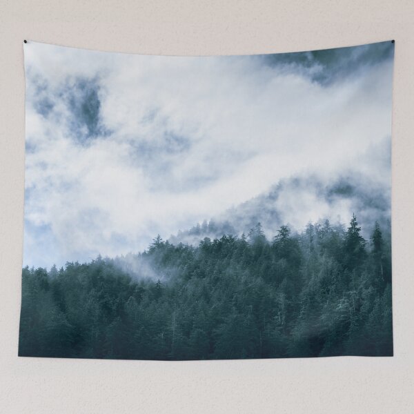 Item preview, A haze over evergreen woods designed and sold by UnlockingDesign.