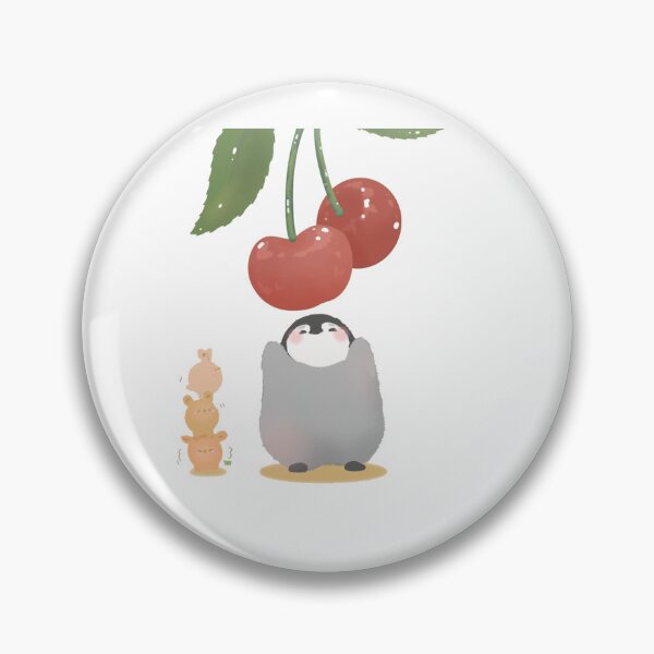 Item preview, Penguin grabbing a Cherry  designed and sold by KairukuArt.