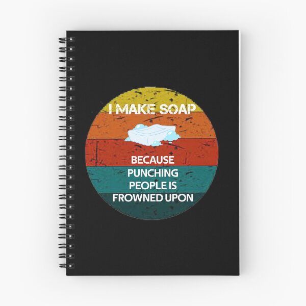 Item preview, I Make Soap Because Punching People Is Frowned Upon Vintage Rerto designed and sold by rachidhaz.