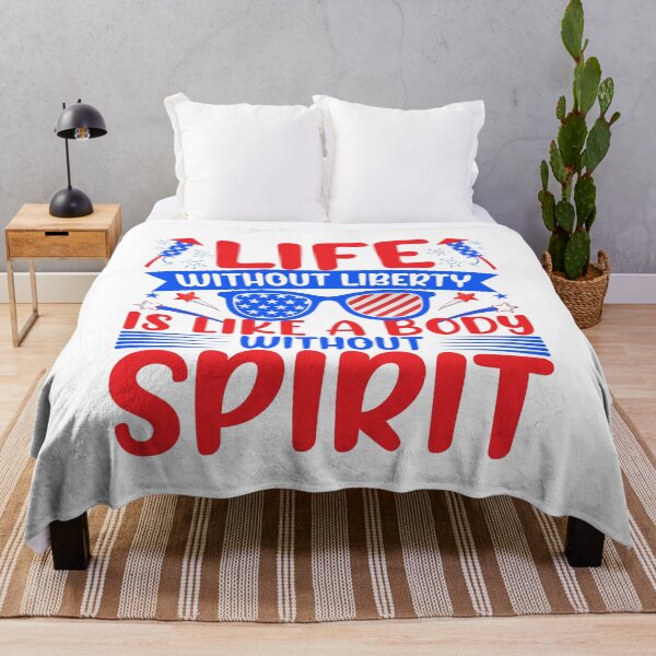 Item preview, Life without liberty is like a body without spirit ,4th of July Independence Day designed and sold by sweary12.